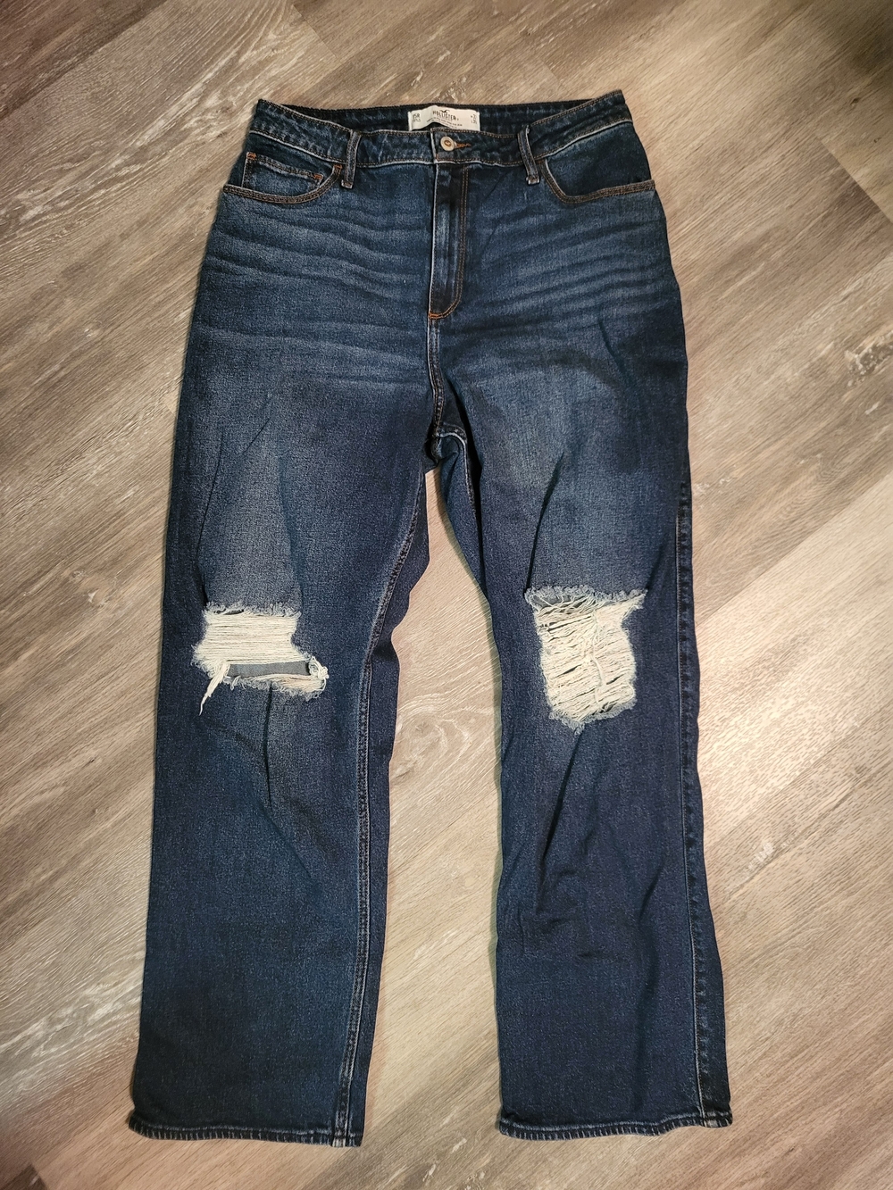 Hollister Curvy Ultra High Rise Dad Jeans Size 15 Length 31